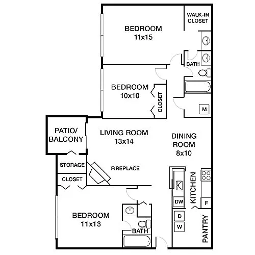Floor plan Cedar Premier
