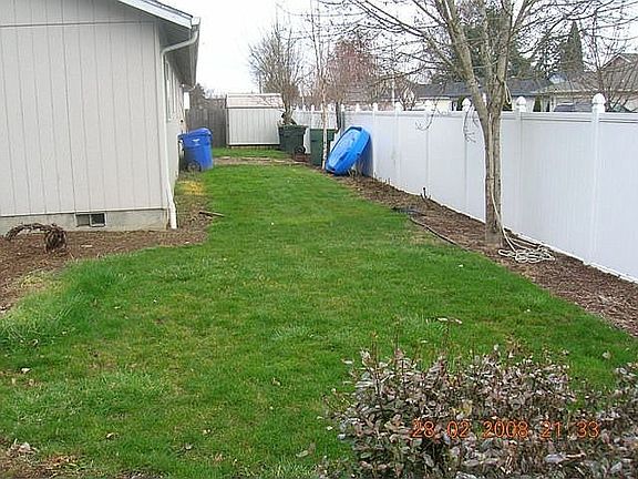 View looking East