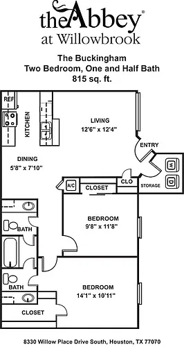 Floor plan Buckingham