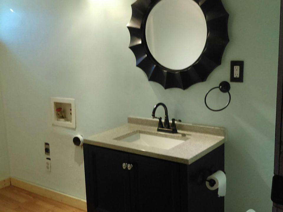 The updated bathroom