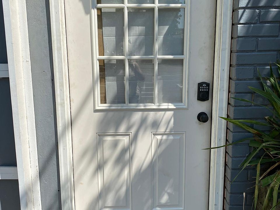 Front door to basement unit