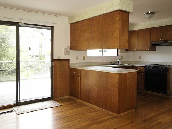 Kitchen and deck door