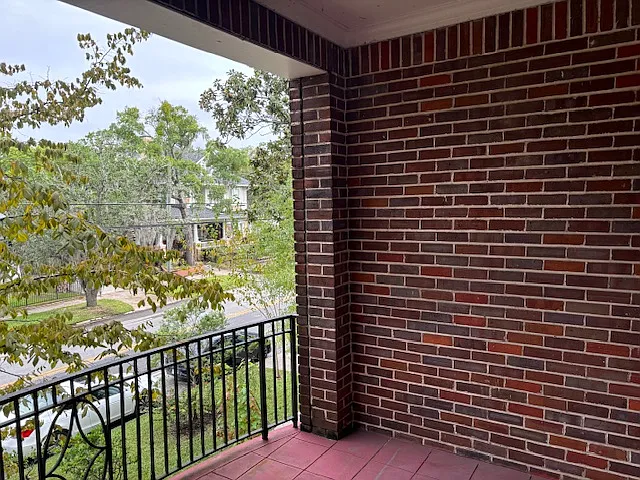 Front balcony