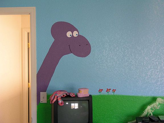 Custom Painted Kids Bdrm