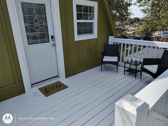 FRESHLY PAINTED UPPER DECK