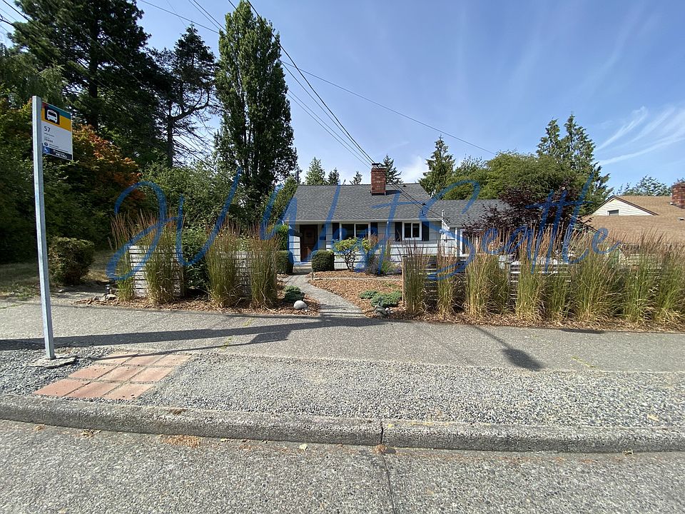 Front of house with bus stop