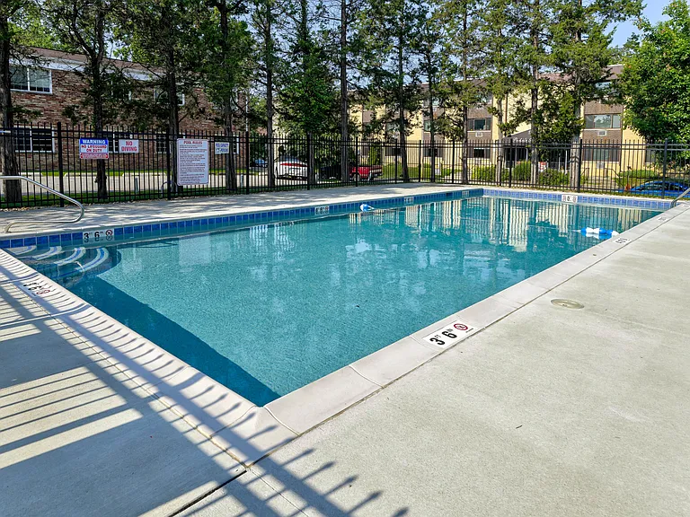The pool is located at Campus Walk South, but is available for all residents of Campus Walk to use!