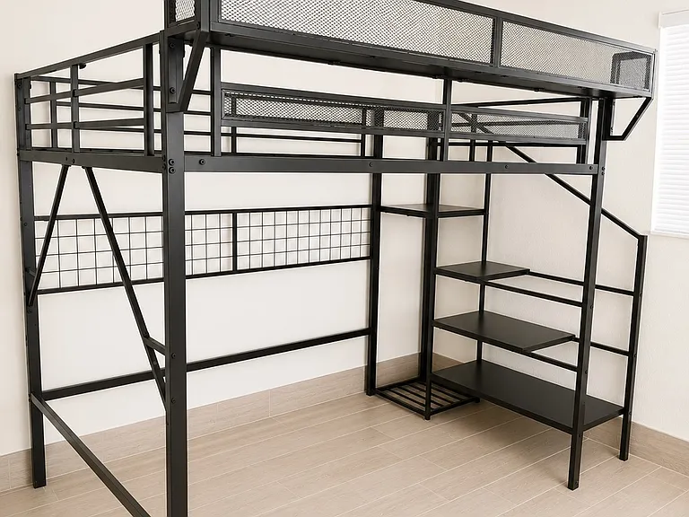 optional loft bed that sofa goes under
