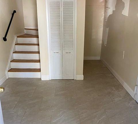 Hallway entrance to house