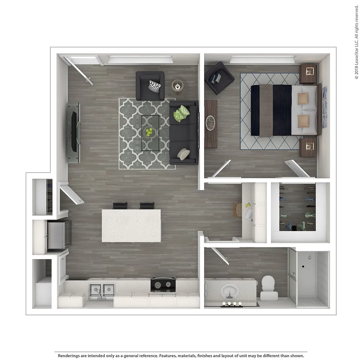 Floor plan 1 Bedroom
