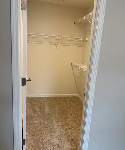 Master bedroom walk-in closet
