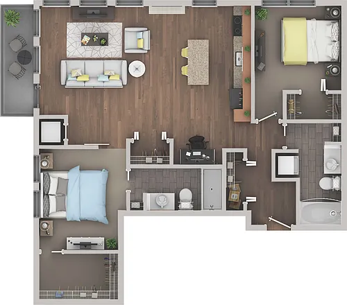 Floor plan C1