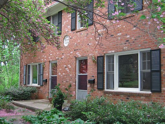 Front view w/ Mature Trees