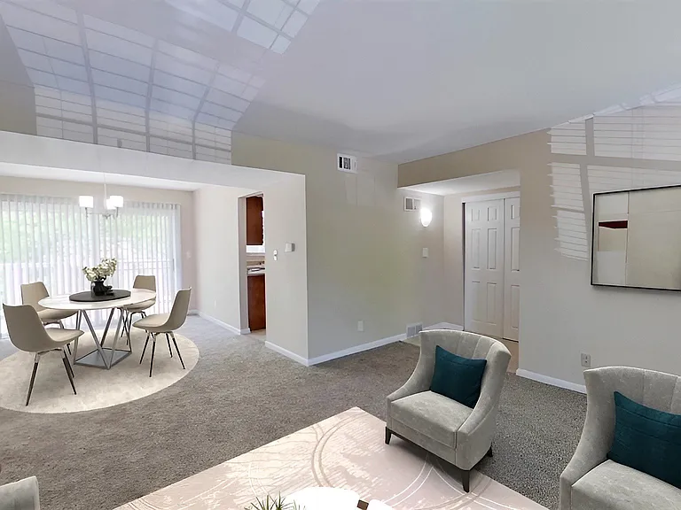 Living and Dining Room with Open Flooplan