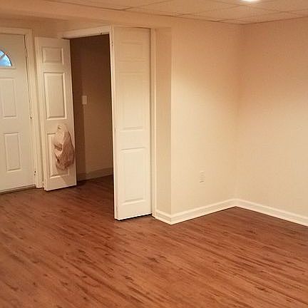 Finished basement laundry 