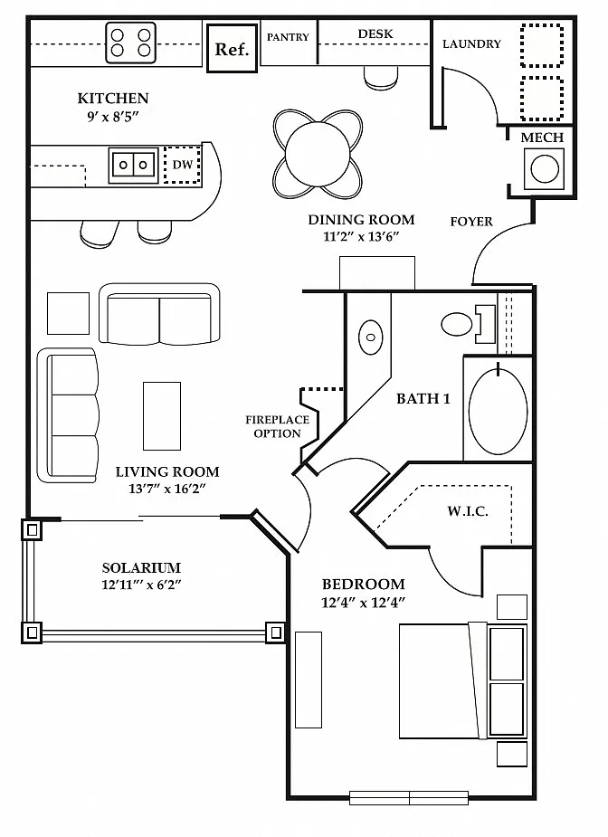 Floor plan 1A