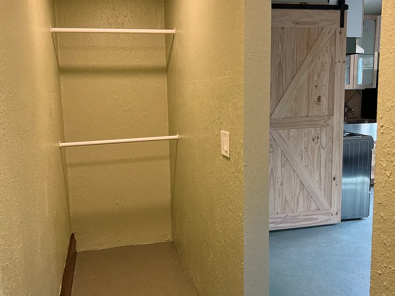 Large closet - it is twice this size