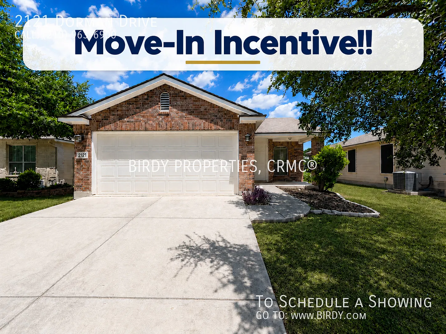 "Charming 3-Bed, 2-Bath Home at 2121 Dorman Drive, New Braunfels 1,188 Sq Ft of Comfort!" — Photo 1
