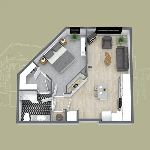 Floor plan B02-A1/1: The Pen-El