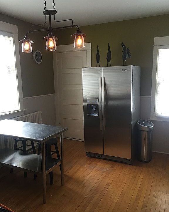 New stainless fridge