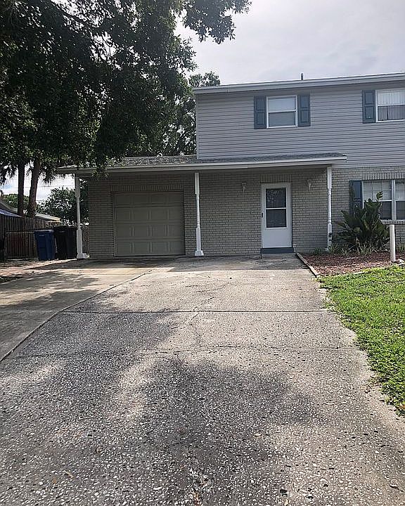 One car garage; double drive