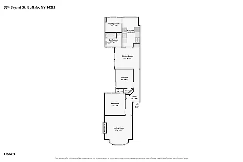 Floor plan 2 Bedroom