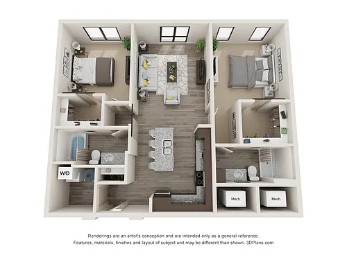 Floor plan The West