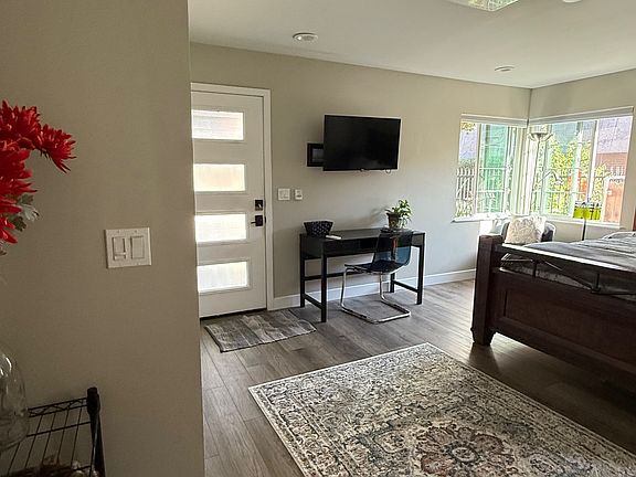 Master Suite Room For Rent View from Door to Hallway accessing rest of house.