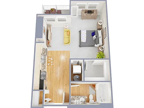 Floor plan Studio