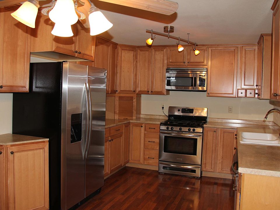 Kitchen with SS appliances