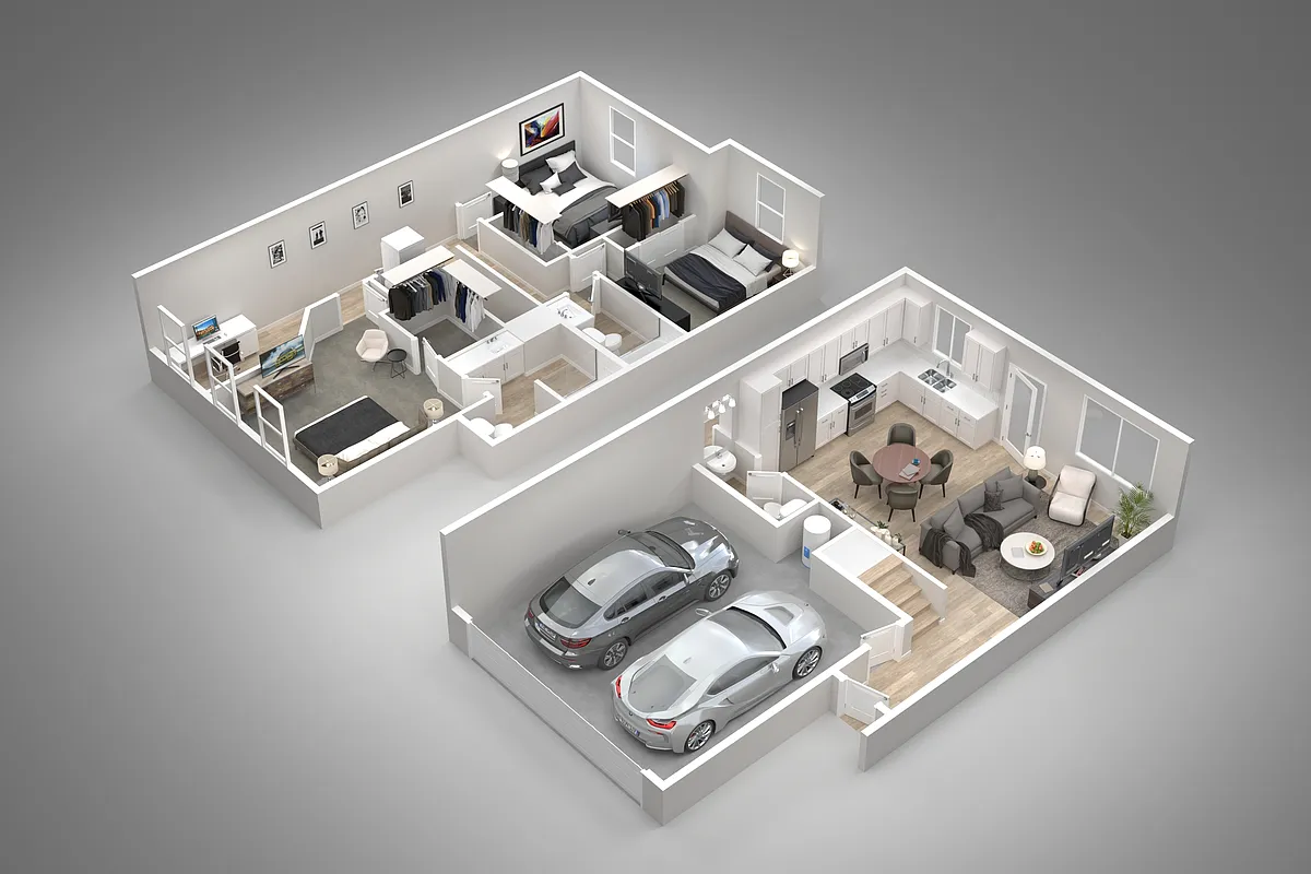Floor plan Saguaro with Den
