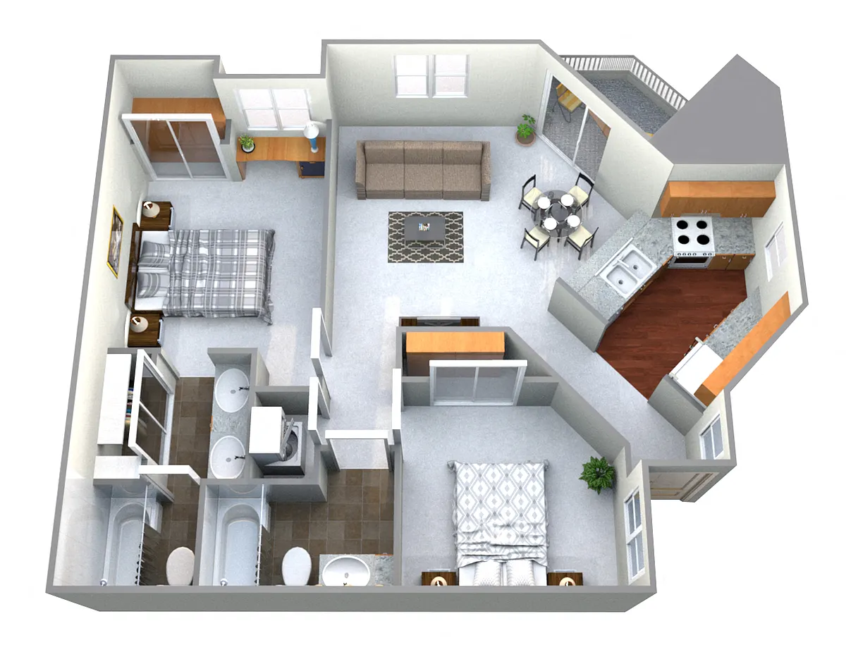 Floor plan CHABOT
