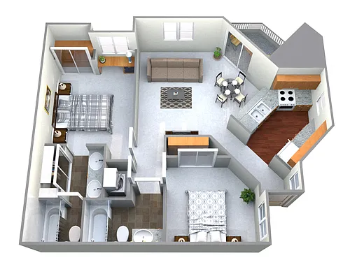 Floor plan CHABOT