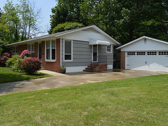 Large, 2 car detached garage.
