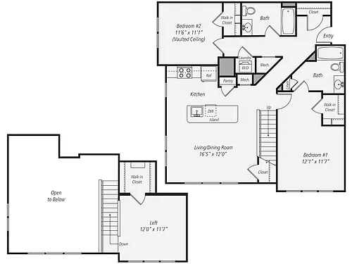 Floor plan B3L-1380
