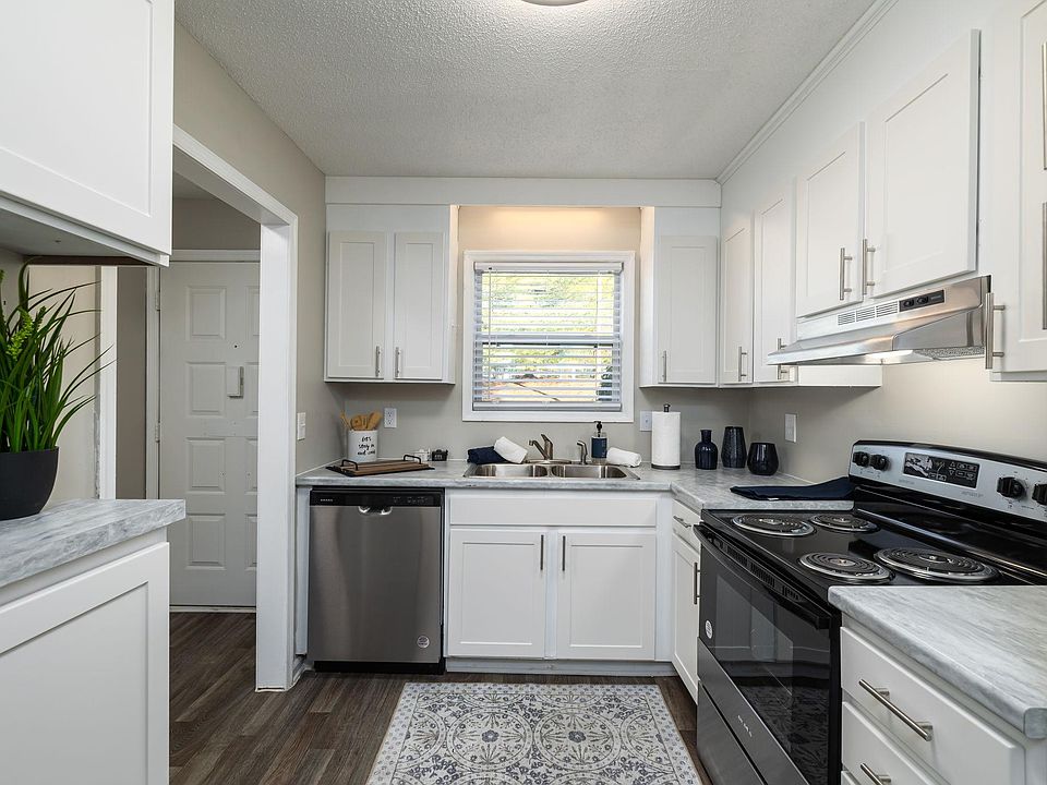 Modern kitchen with stainless steel appliances