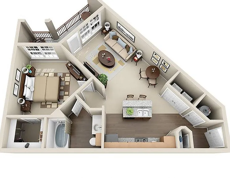 1 Bedroom | 1 Bath | 759 SF 1 Bedroom | 1 Bath | 759 SF