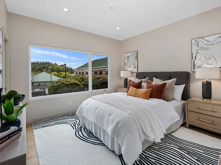 Bedroom on second floor facing south