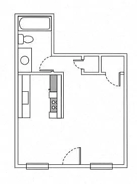Floor plan Studio A