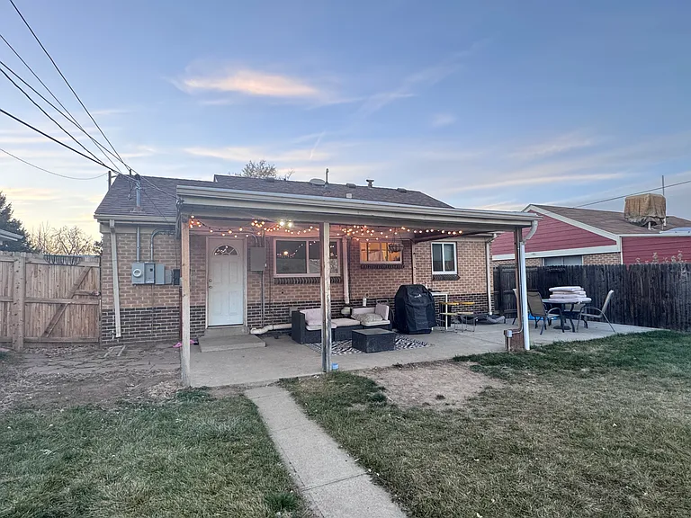 Cozy and fantastic covered back porch and open-air patio for entertaining or lounging.