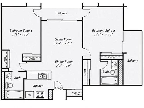 Floor plan B1 (Premium)