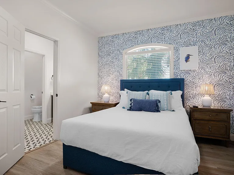 Master bedroom with queen bed upstairs