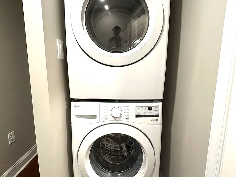 Large washer and dryer