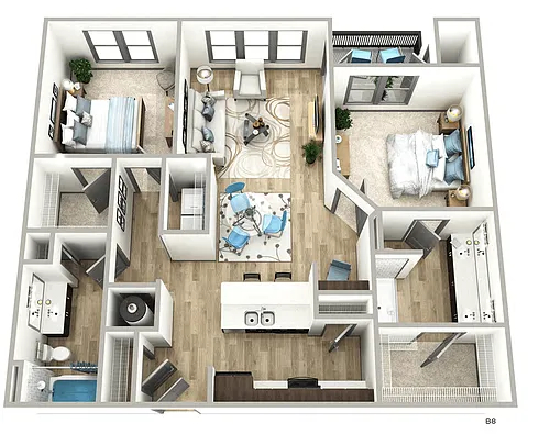 Floor plan B2E