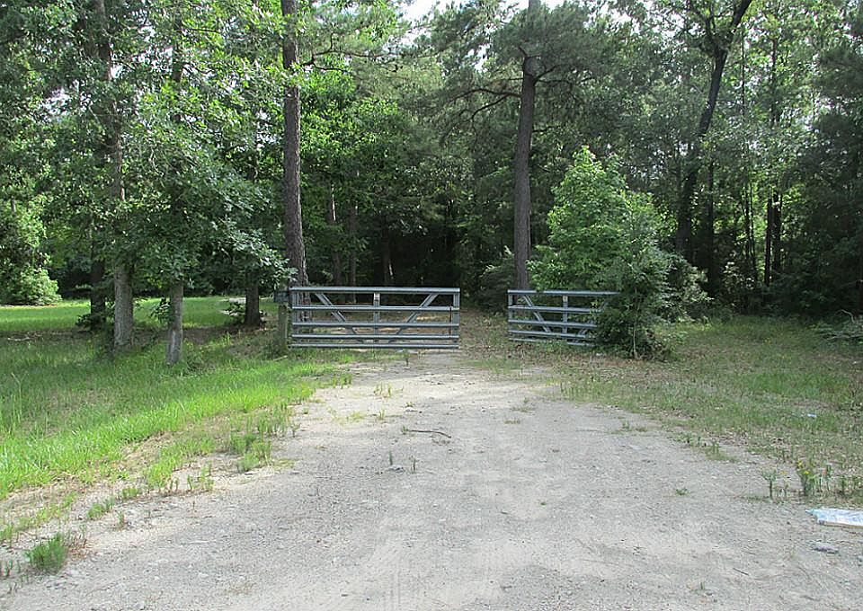 Front gate entrance to beautiful, secluded 5.43 acre property.