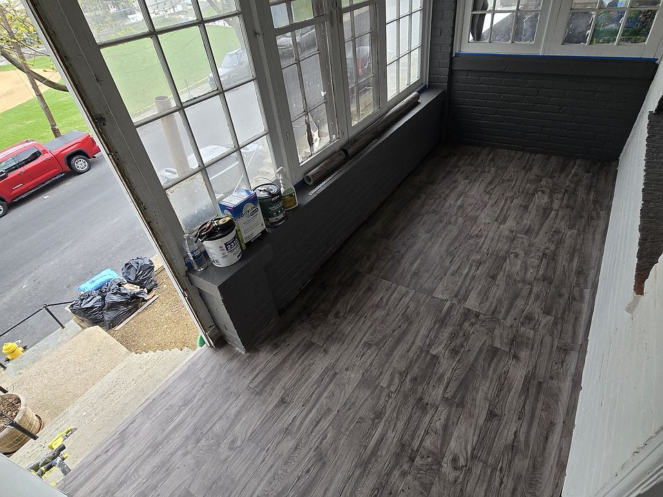 Enclosed front porch