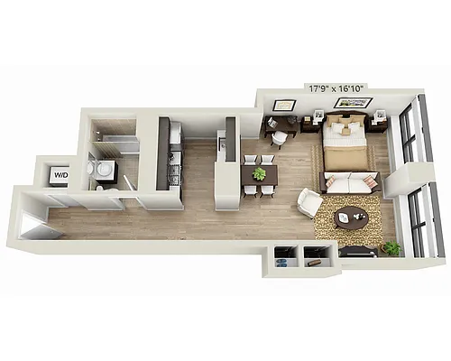 Floor plan Studio E1YG