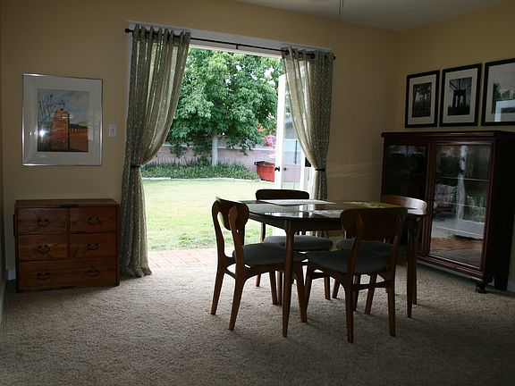 Dining and Back Yard