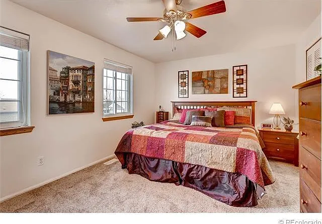 Master Bedroom with ceiling fan