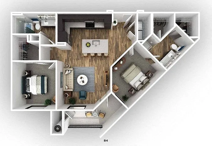 Floor plan B4